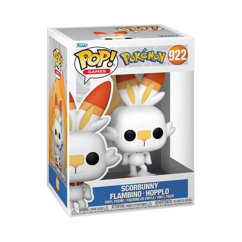 Funko POP! Games: Pokemon - Scorbunny Figure w/ Protector