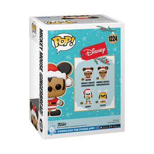 Funko Pop! Disney Holiday: Santa Mickey Mouse (Gingerbread) w/ Protector