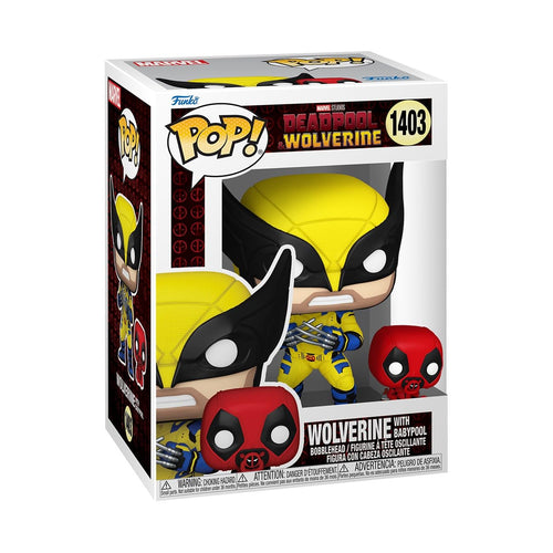 Funko Pop! & Buddy: Deadpool & Wolverine- Wolverine with Babypool w/ Protector