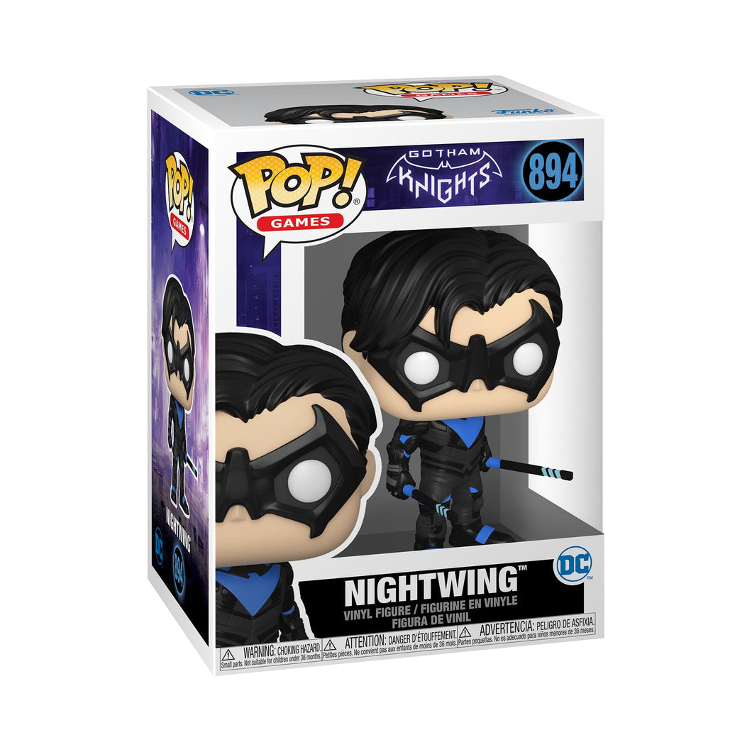 Funko Pop! Games: Gotham Knights - Nightwing Figure w/ Protector