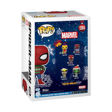 Load image into Gallery viewer, Funko Pop! Marvel Holiday: Spider-Man Figure W/ Protector