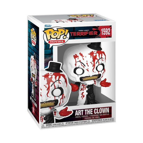 Funko Pop! Movies: Terrifier - Art The Clown (Bloody) Figure w/ Protector