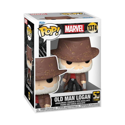 Funko Pop! Marvel: Wolverine 50th Anniversary - Old Man Logan Figure w/ Protector