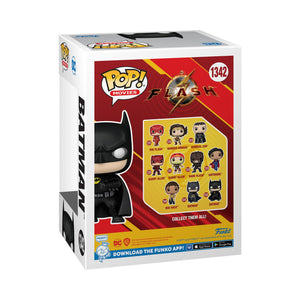 Funko Pop! Movies: DC - The Flash, Batman Figure w/ Protector