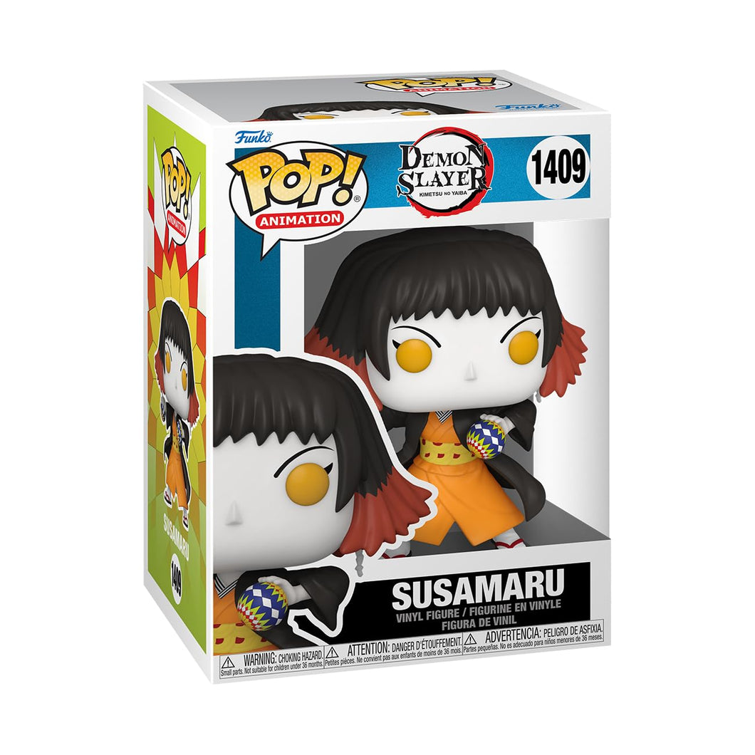 Funko Pop! Animation: Demon Slayer - Susamaru Figure w/ Protector