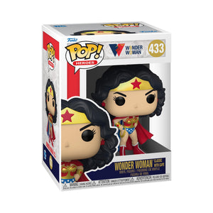Funko POP Heroes: Wonder Woman 80th - Wonder Woman (Classic with Cape) figure w/ Protector