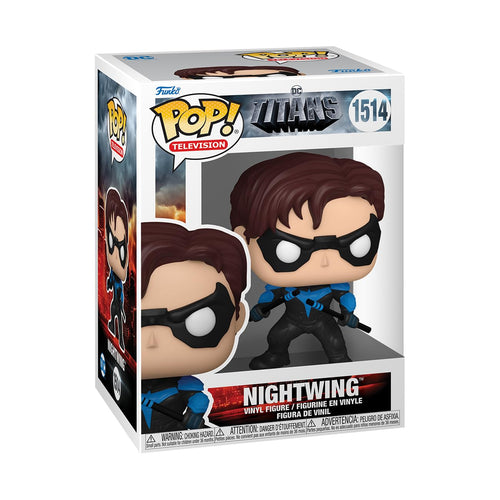 Funko Pop! TV: DC -Titans, Nightwing Figure w/ Protector