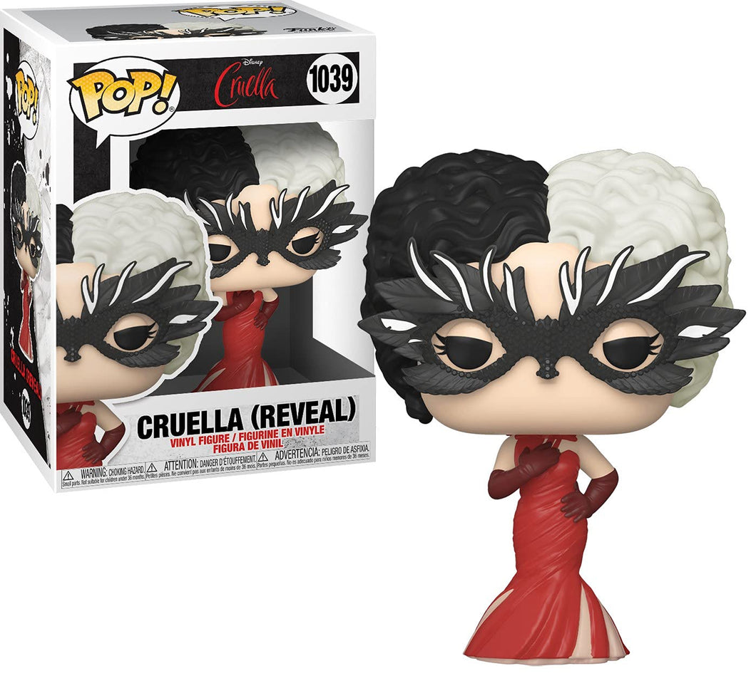 POP Disney: Cruella - Cruella in Red Dress Figure w/ Protector
