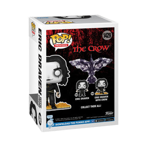 Funko Pop! Movies: The Crow - Eric Draven with Crow Figure w/ Protector