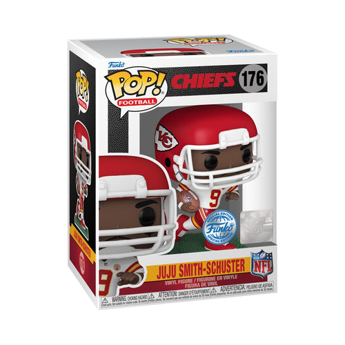 Funko Pop! NFL Series 9 JuJu Smith-Schuster (Kansas City Chiefs) (Away Jersey) Figure w/ Protector