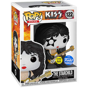 Funko POP! KISS: The Starchild - Glow in The Dark Collectible - Online Exclusive w/ Protector