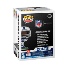 Load image into Gallery viewer, FUNKO POP! NFL: Colts - Jonathan Taylor Figure w/ Protector