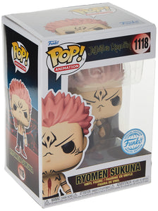 Funko POP Jujutsu Kaisen Sukuna w/Heart Figurine w/ Protector