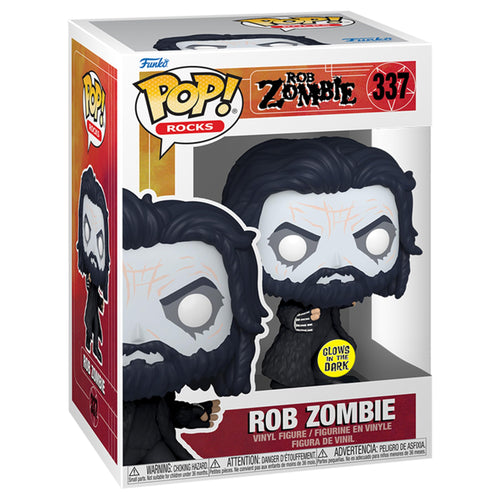 Funko Pop! Rock: Rob Zombie Special Edition Glow in The Dark Exclusive Figure w/ Protector