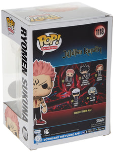 Funko POP Jujutsu Kaisen Sukuna w/Heart Figurine w/ Protector