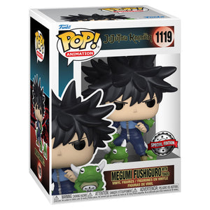 Funko Pop JJK - Megumi Fushiguro with Toads - Jujutsu Kaisen Figure w/ Protector
