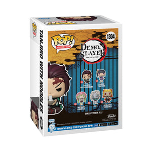 Funko Pop! Animation: Demon Slayer - Tanjiro with Noodles Figure w/ Protector