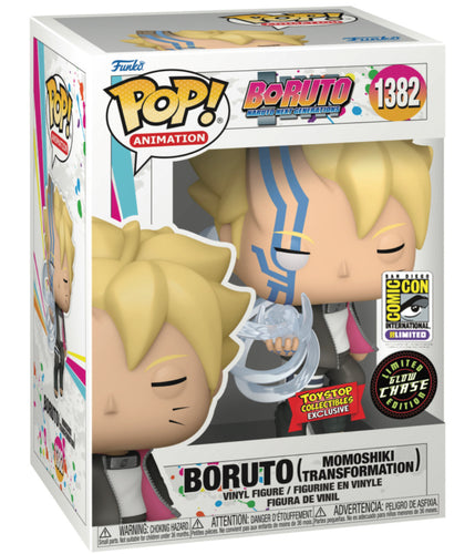 Funko POP | Boruto | MOMOSHIKI Transformation | 2023 SDCC Limited/TOYSTOP Exclusive Combo
