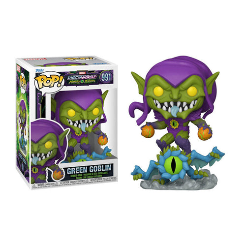 Funko POP! Marvel: Monster Hunters GREEN GOBLIN Figure#991 DAMAGE BOX