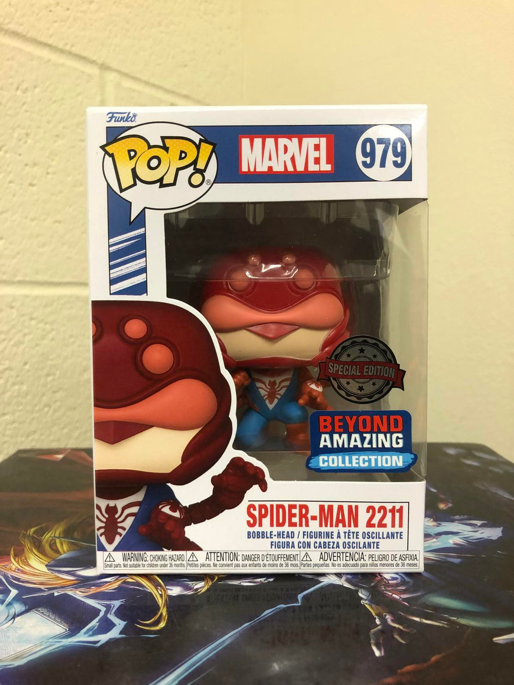 Funko POP! Beyond Amazing SPIDER-MAN 2211 SPECIAL EDITION #979 w/ Protector