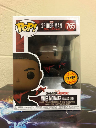 Funko POP! Marvel: Spider-Man: MILES MORALES CHASE Figure #765 w/ Protector
