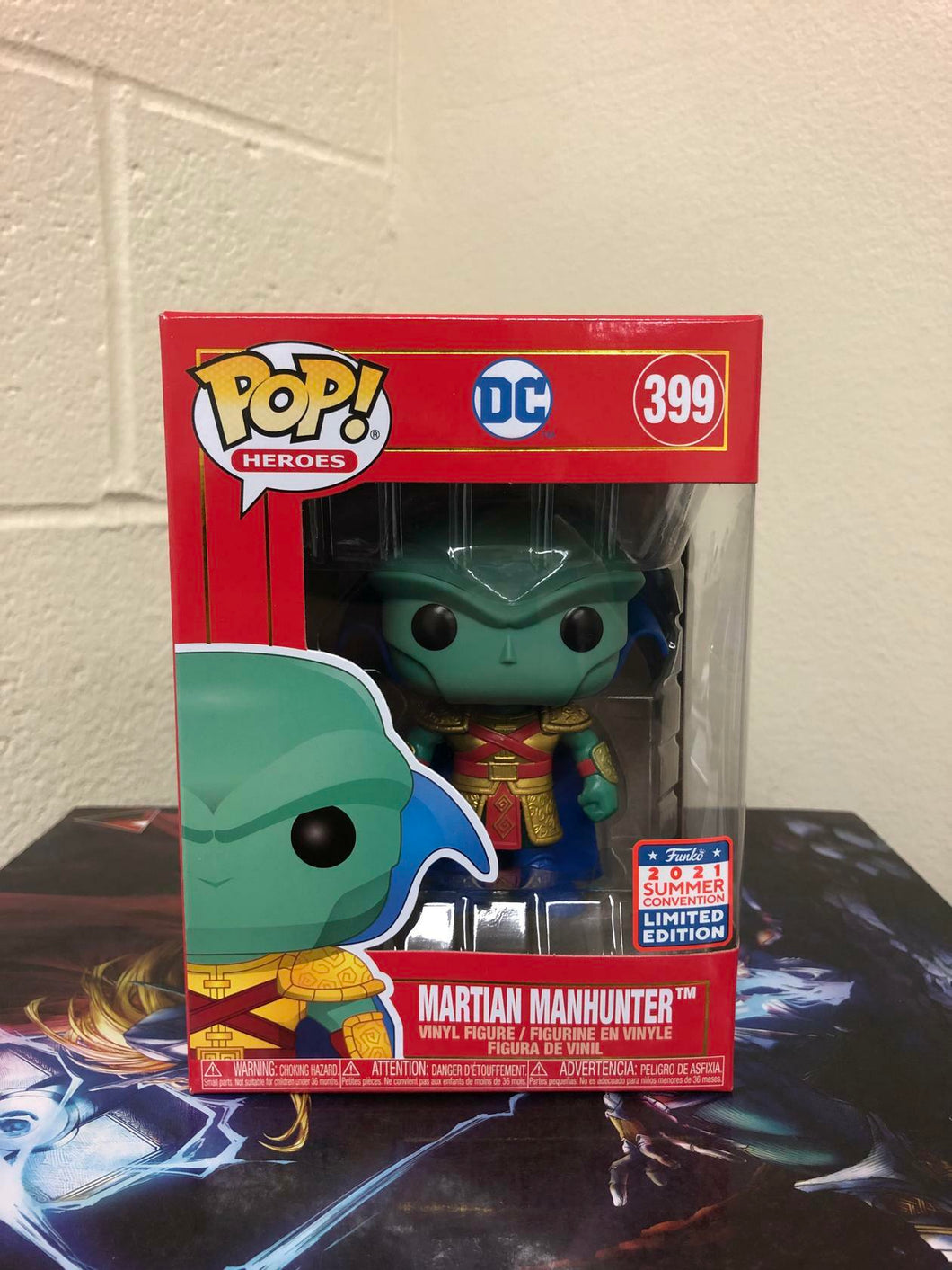 Funko POP! DC Imperial Palace MARTIAN MANHUNTER FunKon 2021 Exclusive #399