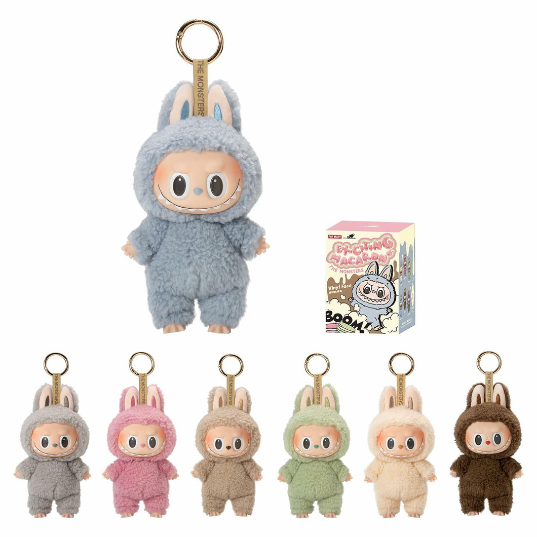 POP MART The Monsters - Macarons Vinyl Face Blind Box, Random Design Action Figures Collectible Toys Home Decorations, Single Box