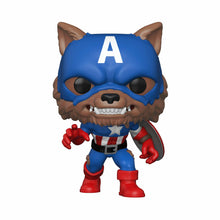 Load image into Gallery viewer, Funko Pop! Marvel: Year of The Shield - Capwolf, Amazon Funkon Exclusive w/ Protector