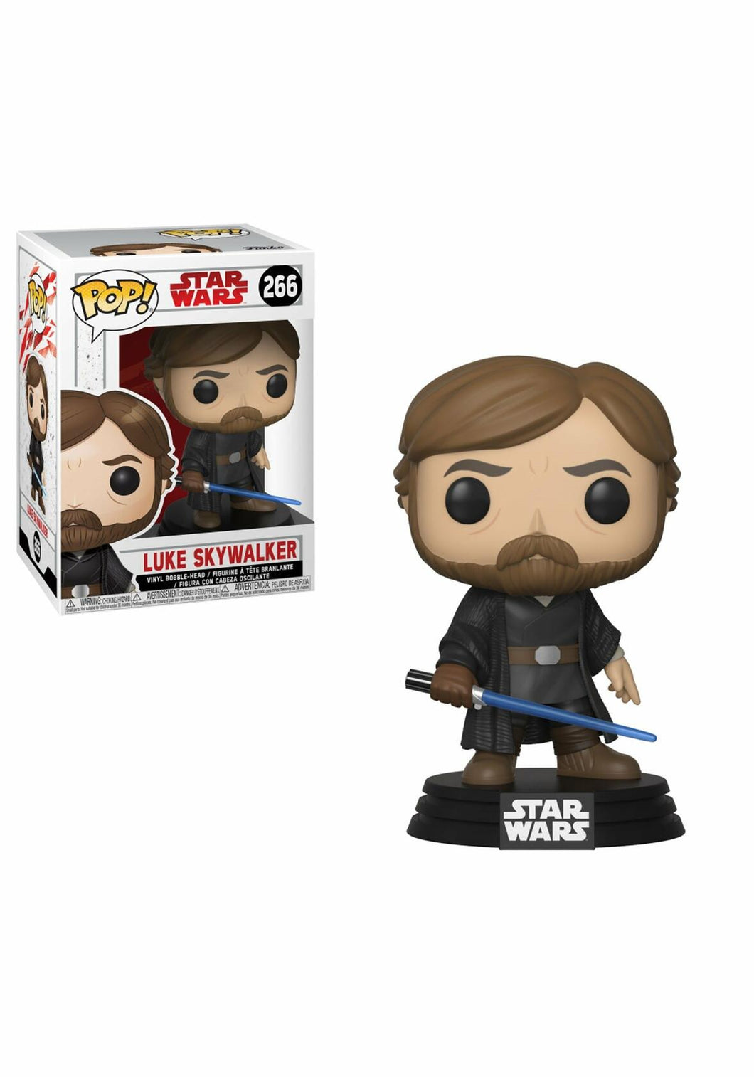 Funko POP Star Wars: The Last Jedi - Luke Skywalker (Final Battle) w/ Protector