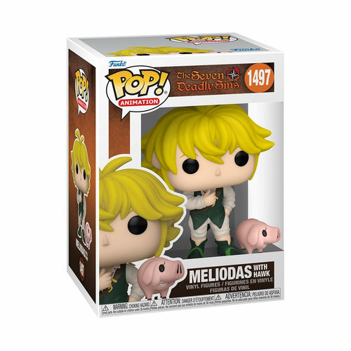Funko POP! & Buddy: Seven Deadly Sins - Meliodas with Hawk Figure w/ Protector