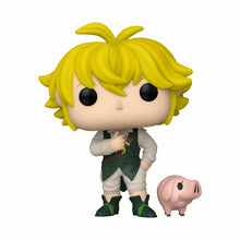 Load image into Gallery viewer, Funko POP! &amp; Buddy: Seven Deadly Sins - Meliodas with Hawk Figure w/ Protector