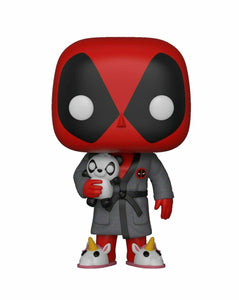 Funko POP! Deadpool BEDTIME DEADPOOL Figure  #327 DAMAGE BOX