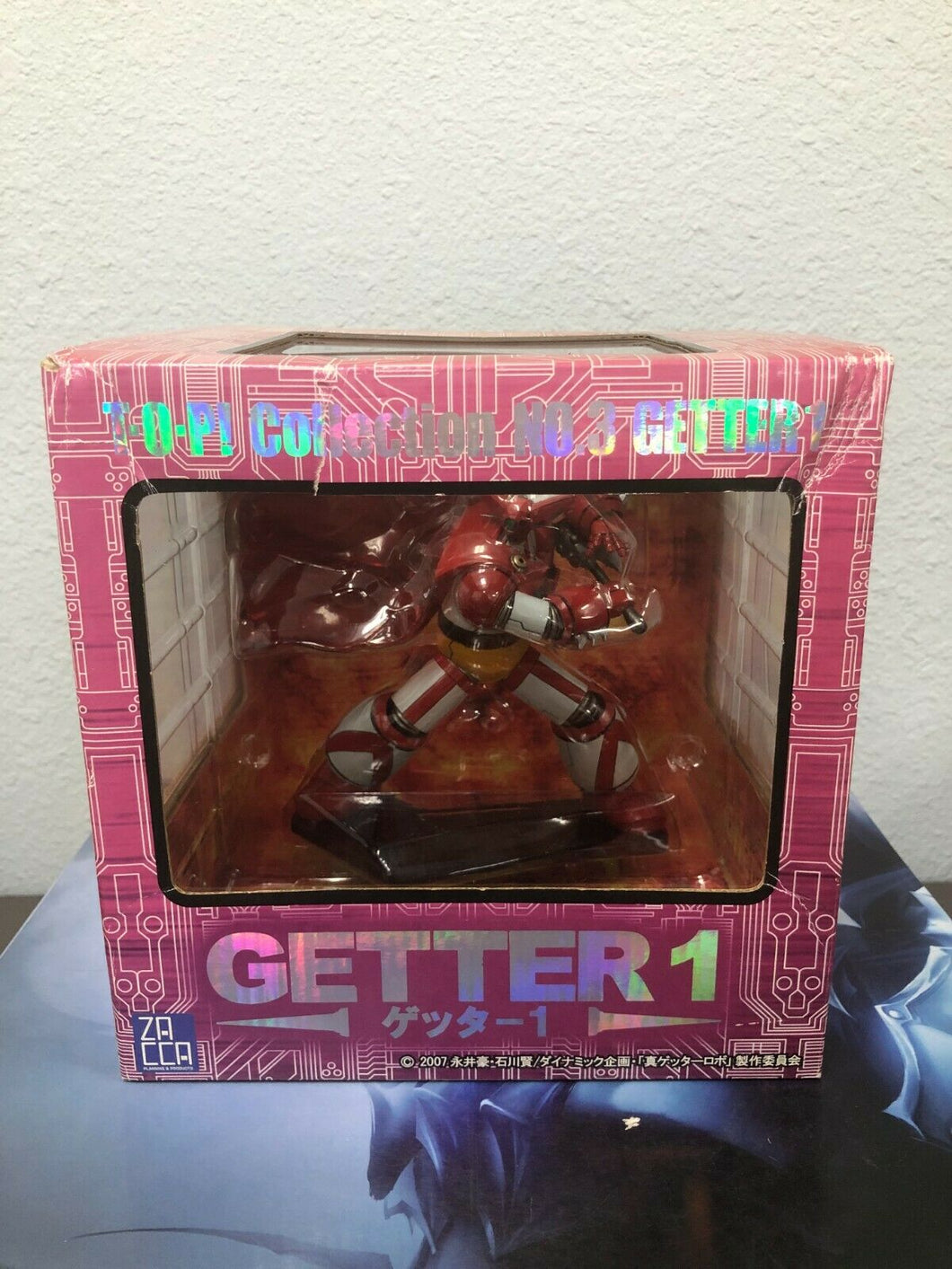 T.O.P Collection No. 3 GETTER 1 Action Figure DAMAGE BOX