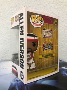Funko POP! NBA Legends ALLEN IVERSON Sixers Home Figure #102 w/ Protector