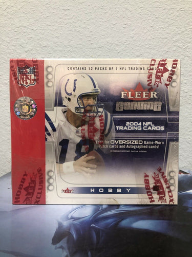 2004 FLEER Genuine NFL Football Cards BOX NEW