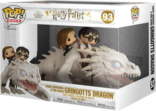 Load image into Gallery viewer, Funko POP! Rides: Harry Potter GRINGOTTS DRAGON with HARRY, RON and HERMIONE