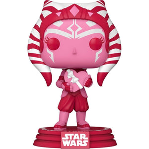 Funko POP! Star Wars: Valentines AHSOKA Figure #496 w/ Protector