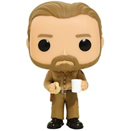 Funko POP! TV: Stranger Things JIM HOPPER CHASE Figure #512 w/ Protector