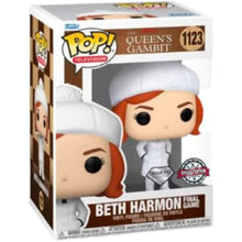 Load image into Gallery viewer, Funko Pop! The Queen’s Gambit- Beth Harmon Final Game Diamond Collection w/ Protector