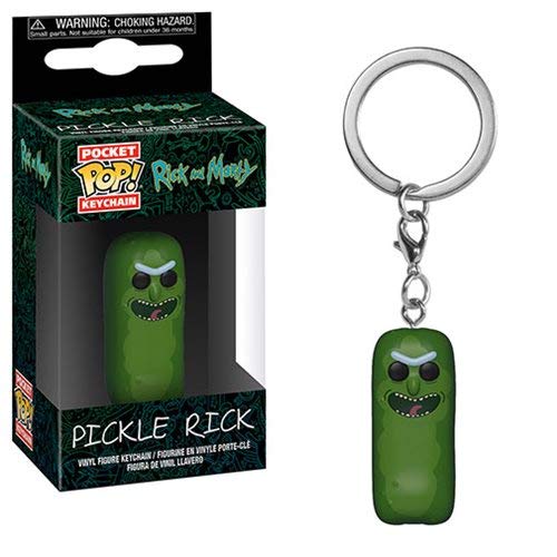 Funko 35929 Pop! Keychain: Rick & MortyPickle Rick, Multicolor