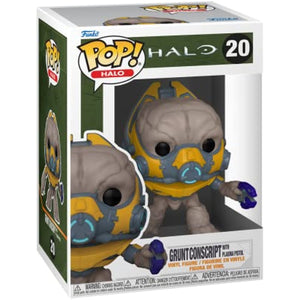Funko POP! Games: Halo Infinite GRUNT with Weapon Figure #20 w/ Protector