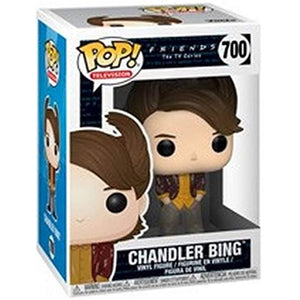 Funko Pop Television: Friends - 80's Hair Chandler Figure w/Protector