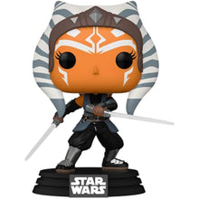 Load image into Gallery viewer, Funko Pop! Star Wars: The Mandalorian - Ahsoka with Lightsabers Figure w/ Protector