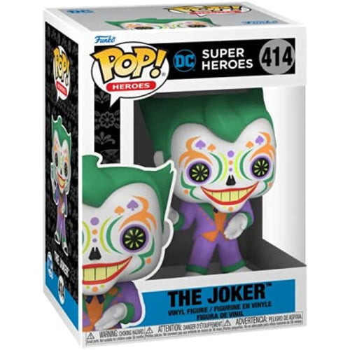 Funko POP Heroes: Dia De Los DC - Joker Figure w/ Protector