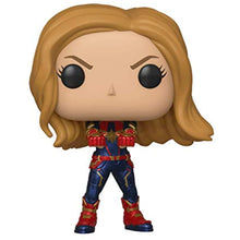 Load image into Gallery viewer, Funko POP! Marvel: Avengers Endgame CAPTAlN MARVEL Figure #459 w/ Protector