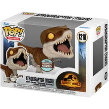 Load image into Gallery viewer, Funko Pop! Dominion: Atrociraptor (Tiger) #1218 Specialty Series Exclusive w/ Protector