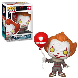 Funkko POP! Movies: IT Chapter 2 PENNYWISE w/ Balloon Figure w/ Protector