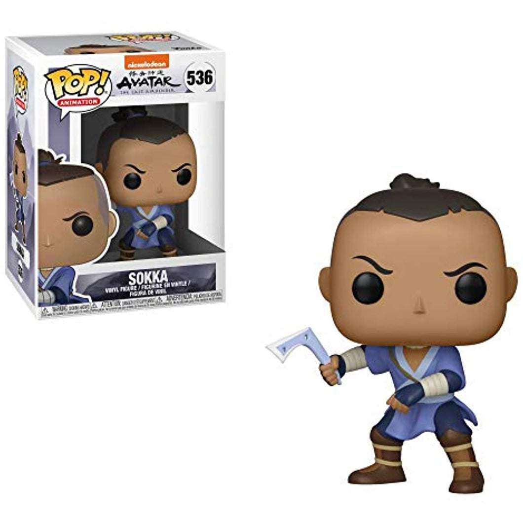 Funko POP! Animation: Avatar SOKKA Figure #536 w/ Protector