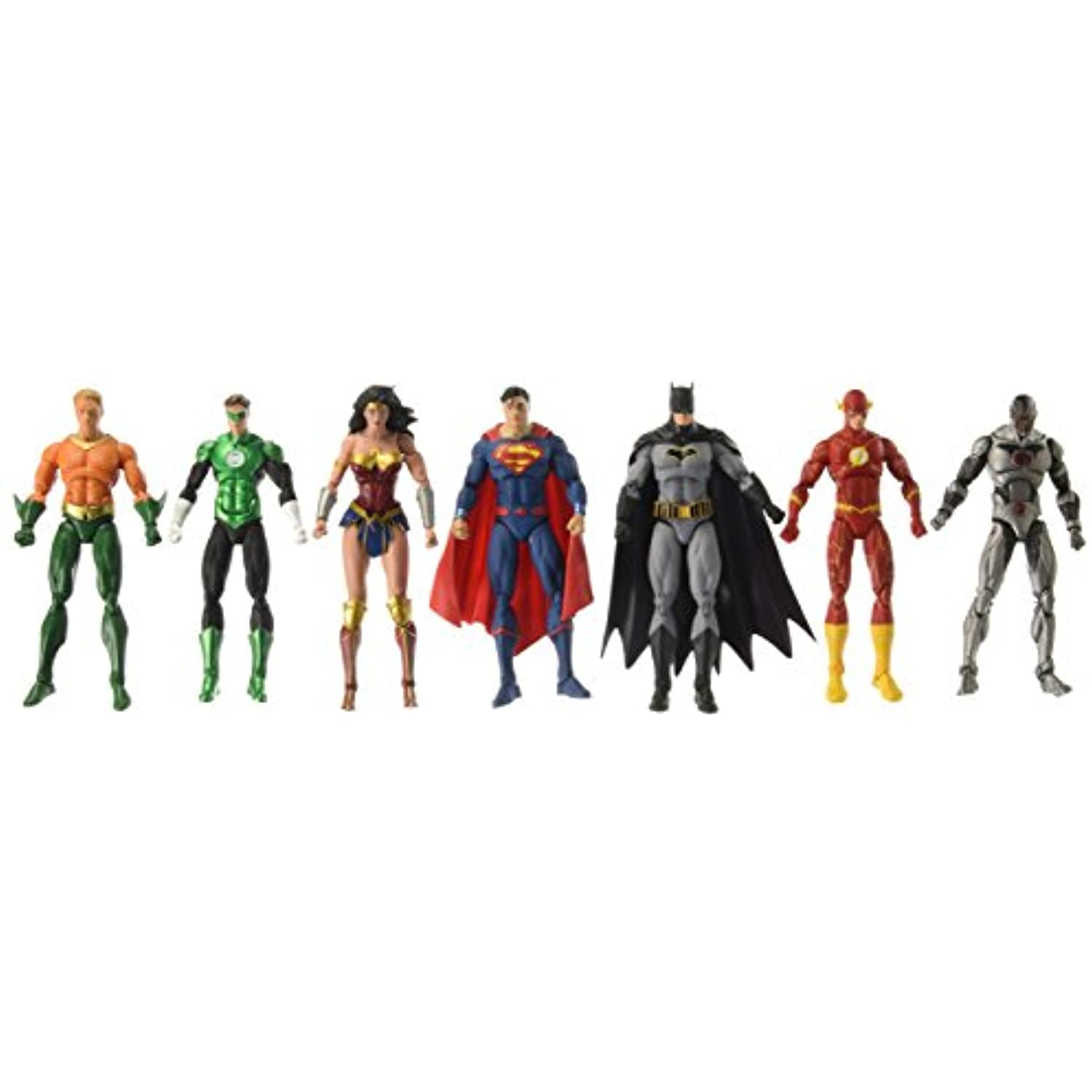 DC Icons Justice League 7 Pack Action Figure Set NEW