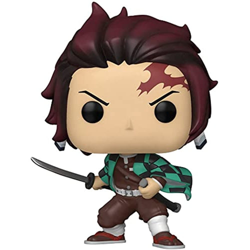 Funko POP Animation: Demon Slayer- Tanjiro Kamado w/Protector